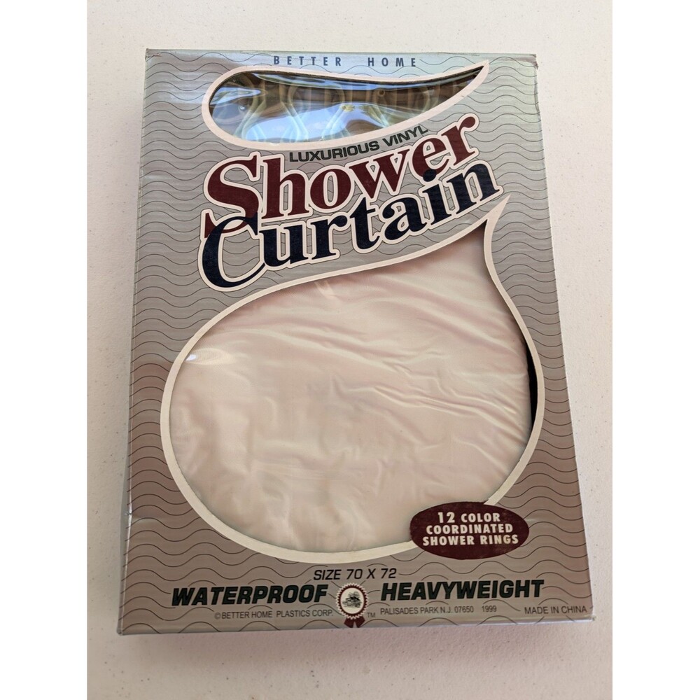 Vintage New Better Home Shower Curtain 70x72 Pink